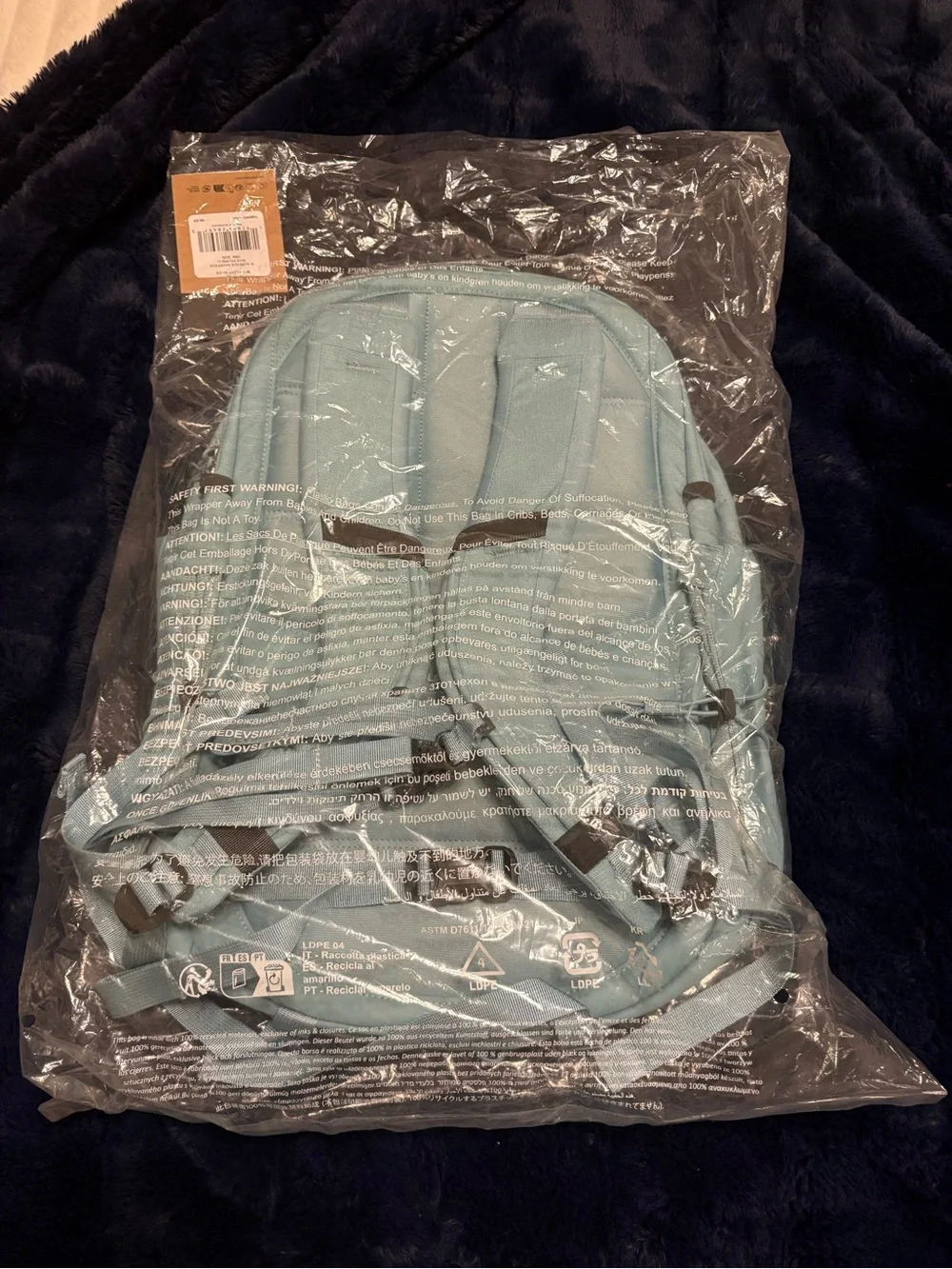 The North Face Borealis Backpack — Blue Eclipse/Light Heather